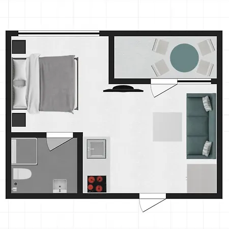 Apartello Modern Studio Rainbow 3 - Cacao Beach